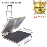 24x32 Inch Heat Press, 110V 4500W High Pressure Clamshell Heat Press Machine for Business, Large Professional Digital Control Heat Transfer Machine for Sublimation, Sliding Base Design