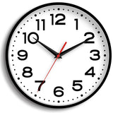 Roymnie Wall Clock Silent Non-Ticking Modern Clock Battery Operated 18 Inch Large Classic Analog Decorative for Classroom, Living Room, Office, Bedroom, School, Hotel (Black)
