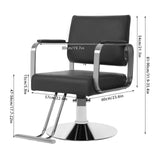 ZAWAYINE Barber Chair Salon Chair for Hair Stylist Hair Chair for Barbershop Home Height Adjustable & 360° Swivel Styling Salon Chairs Spa Beauty Salon Equipment, Max Load Weight 440Lbs