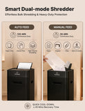 WOLVERINE 180-sheet Auto Feed P5 Heavy Duty Paper Shredder for Home&Office
