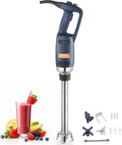 VBENLEM Commercial Immersion Blender 350W Power, Hand Held Mixer with 16-Inch 304 Stainless Steel Removable Shaft, Electric Stick Blender Constant Speed 16000RPM