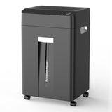24-Sheet Cross Cut Paper Shredder P-4 Security with 8.9 Gal Pull-Out Bin
