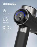 RENPHO Active+ Thermacool Massage Gun with Heat & Cold, Mothers Day Gifts, App Control with Video-Guided Courses, Deep Tissue Handheld Massager for Back and Neck, 5 Speeds, 5 Attachments, Carry Case