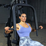 Body-Solid (EXM2500B) Multi-Station Home Gym Machine, Arm & Leg Strength Training Functional Exercise Workout Station, 210lbs. Black Weight Stack Without Leg Press Body-Solid