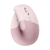 Logitech Lift Vertical Ergonomic Mouse, Wireless, Bluetooth or Logi Bolt USB Receiver
