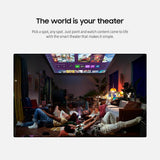 Samsung The Freestyle Projector 2nd Gen with Gaming Hub SP-LFF3CLAXXZA Bundle with Battery Base, 2 YR CPS Enhanced Protection Pack and Deco Essential High Speed 6 Feet Micro-HDMI to HDMI A/V Cable