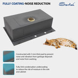 Sarlai 33 Gold Drop In Sink 33x22 Inch Drop In Kitchen Sink Gold Ledge Workstation Sink 16 Gauge Stainless Steel Single Bowl Topmount Sinks Basin