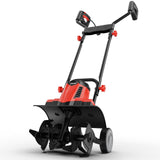 EWORK Electric Tiller for Gardening 10 Amp 14-Inch Powerful Corded Garden Tiller & Cultivators, Brushless Rototiller for Lawn, Soil, Yard