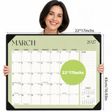 Coovernier Desk Calendar 2026-2027 with Desk Mat, 18-Month Large 22" x 17" Desk Pad Calendar from Jul 2026 to Dec 2027, Seasonal Theme Desktop Monthly Calendar for Home Office School