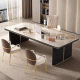AQWASYUTER Office Computer Desk 180cm Rock Board President Boss Office Furniture