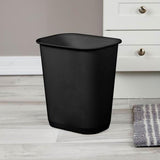 3 Gallon Rectangular Wastebasket Small Home Kitchen or Bathroom Trash Bin