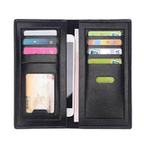 HBJWOV Men Genuine Leather Wallet Blocking Credit Card Holder