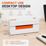ENCASED 4 Inch Desktop Thermal Label Printer, USB, 203 DPI