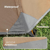 camppal 1 Person Tent for Camping Hiking Mountain Hunting Backpacking Tents 4 Season Resistance to Windproof Rainproof and Waterproof