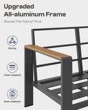 Aluminum Outdoor Patio Furniture Set with Coffee Table