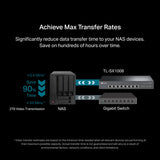 TP-Link TL-SX1008, 8 Port 10G/Multi-Gig Unmanaged Ethernet Switch