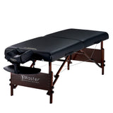 Master Massage Del Ray Pro 30" Portable Massage Table, 750lbs Capacity, Black