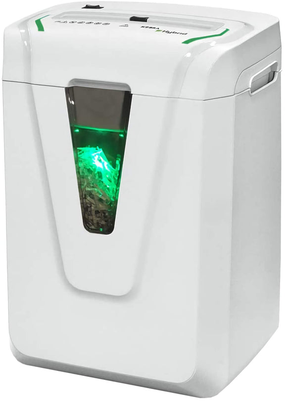 Hybrid-S Cross-Cut Paper Shredder, 24 Hours Continuous Operation, Exclusive Hybrid Technology, 12-14 Sheet, Made in Italy KOBRA