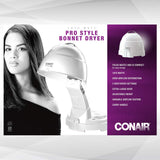 Hair Dryer, 1875W Pro Style Bonnet Ionic Hair Dryer Conair