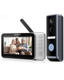 KEPEAK Doorbell Camera Wireless, Video Door Bell Battery with Monitor