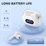 Wireless Earbuds P1 PRO, Earphones Wireless Bluetooth Headphones with Clear Call Mics Ear Buds, Comfortable Fit BYDTOOPCBD