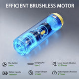 Car Vacuum Portable, CROS 4-in-1 Cordless Vacuum Cleaner with 25000 Pa Max,3 Suction Modes,Handheld Vacuum for Car, Office Desk, Keyboards,Sofa