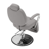 Multi-Functional Beauty Salon Barber Chair for Long Beauty Sessions and a Variety of Services Such As Haircuts, Shaving, Skincare Treatments, Tattoo Shop,and Makeup (Grey)