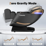 Massage Chair Full Body, Zero Gravity SL-Track Shiatsu Massage Recliner Chair with Body Scan, Airbags (U1-Black) Culanta