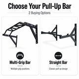 REP Fitness Heavy Duty Pull-Up Bar, Wall Mounted Multi-Grip, Home Gym Exercise Equipment for Chin Training, Garage Strength Workouts, Rings, Straps