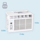 Keystone 10,000 BTU Window Air Conditioner and Dehumidifier, 115V, Window AC Units for Apartment, Living Room, Garage, and Small-Medium Rooms up to 450 Sq.Ft., Window Unit Air Conditioners with Remote