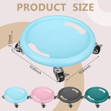 Seenelling 8 Pcs Abdominal Exercise Roller Wheel Abdominal Exercise Sliders for Core Workout AB Wheel Exercise Board Abdominal Board Trainer for Abdominal Core Strength Training, AB Workout Equipment