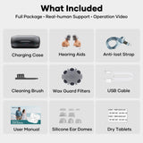iBstone Nova Hearing Aids for Seniors Adults: Superior Sound Quality - Smart Noise Cancelling - No Feedback - 1.5Hrs Charging for 100Hrs Working - Come with Anti-Lost Lanyard - Over-the-Counter