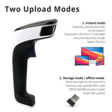 ScanAvenger Wireless Portable 1D 2D Bluetooth Barcode Scanner: Hand Scanner 3-in-1, Cordless, Rechargeable Scan Gun for Inventory (1D&2D with No Next Gen Stand for QR Codes and PDF417)