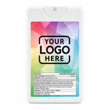 CUSTOM Hand Sanitizer Spray, 0.61 fl oz, 70% Alcohol, Unscented (White-15)