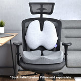 C CUSHION LAB Patented Pressure Relief Seat Cushion for Long Sitting Hours on Office/Home Chair