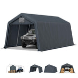 MFSTUDIO Portable Carport 13x22ft, Garage Car Tents Storage Sheds Canopy