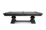 Nixon Billiards - Birdy Slate Billiard Pool Table - Grayson Grey (Dining Suite, 8 ft,Whiteglove,Dining top)