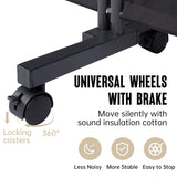 Room Divider 8 Panel Room Dividers/Wheels, Room Divider Panel for Office Room Partitions and Dividers, Portable Partition Wall Divider for Room Separation, Fabric Folding Room Dividers and Screens HOMSCREENER