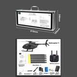rcxperts YU Xiang F119S MD500 Remote Control Helicopter, 1/16 2.4G 9CH 250-Class 6-Axis Gyro Military RC Helicopter with 6G/3D Switchable Modes and Optical Flow for Adult(Red & Sliver/1 Battery)