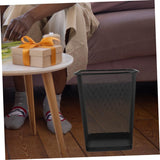 2 Pack Metal Mesh Wastebasket Square Trash Can for Office