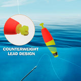 Fishing Floats Fishing Bobbers EVA Foam Floats Cigar Fishing Bobbers Weighted Snap-on Floats Bass Trout Crappie Sea Boat Fishing Proximitck