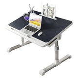 MDYHY Adjustable Height Laptop Desk, Foldable Bed Tray Table, Portable Lap Desk