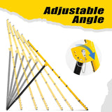 Volleyball Rebounder Net 7x4 ft -5 Angles Adjustable, Outdoor Portable or Home Training Equipment, Backyard Volleyball Trainer with Rebound Net, with Travel Bag (4X6.9)