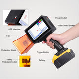 PEKOKO 10W Portable Laser Marking Machine L4Ultra Laser Marker Engraving Machine for Marking on Metal,Plastic,Carton,Leather,Wood,Silcone,Canvas,Glass,Rubber,Stainless Steel