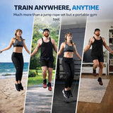 Hererope Weighted Jump Rope for Men & Women, 1/6lb, 1/4lb, 1/2lb Interchangeable Weighted Jump Rope Set with Precision Ball-Bearing, Anti-Slip Leather Grip - Jump Ropes for Fitness, Speed Training, Endurance Building & Total Body Workout