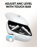 Noise Cancelling Wireless Earbuds, 7-Sensor and Real-Time Adaptive Noise Cancelling, 2× Faster Charging Soundcore