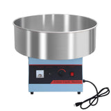 Commercial Cotton Candy Machine, 1050W Electric Floss Maker with Stainless Steel Bowl, Sugar Scoop for Family and Various Party Blue