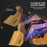 FANXMF RC Skid Steer Loader Construction Truck 1/14 Remote Control Bulldozer Crawler with Lights 9 Channel RC Front Loader 360° Rotation 2.4G Full Function Engineering Vehicle Excavator Toys