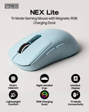 EPOMAKER NEX Lite Wireless Gaming Mouse w/Screens & RGB Charging Dock
