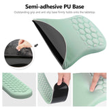 Laokiiy Ergonomic Mouse Pad Wrist Rest, 2 in 1 Keyboard Pad for Office